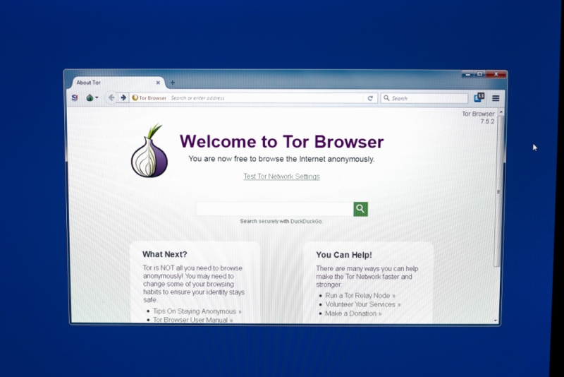 Tow browser on computer screen