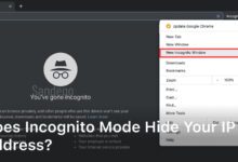 Incognito mode hide your ip address