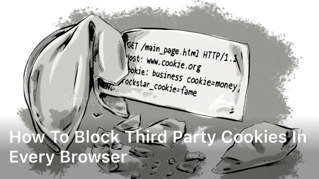 How To Block Third Party Cookies