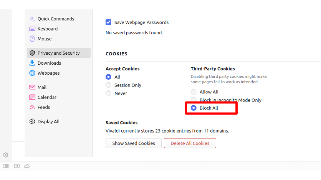 How To Block Third Party Cookies
