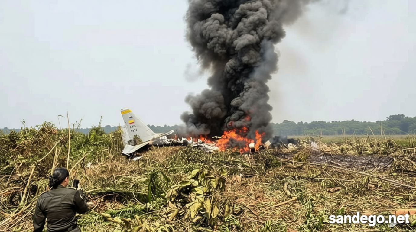 Scores killed as Colombian military plane crashes on takeoff