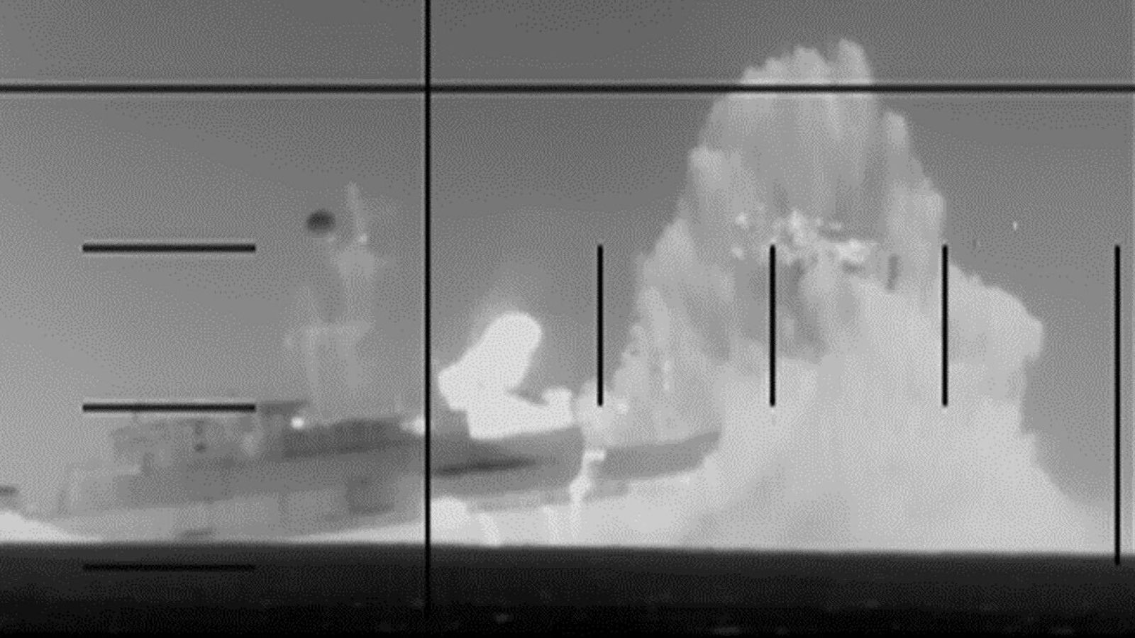 Iran latest: US tanker ‘on fire’ after attack as Tehran vows revenge for warship sinking