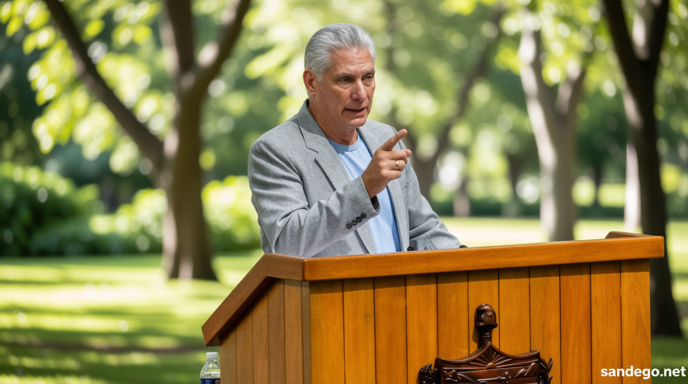 Cuba’s president warns of ‘bloodbath’ if US takes military action