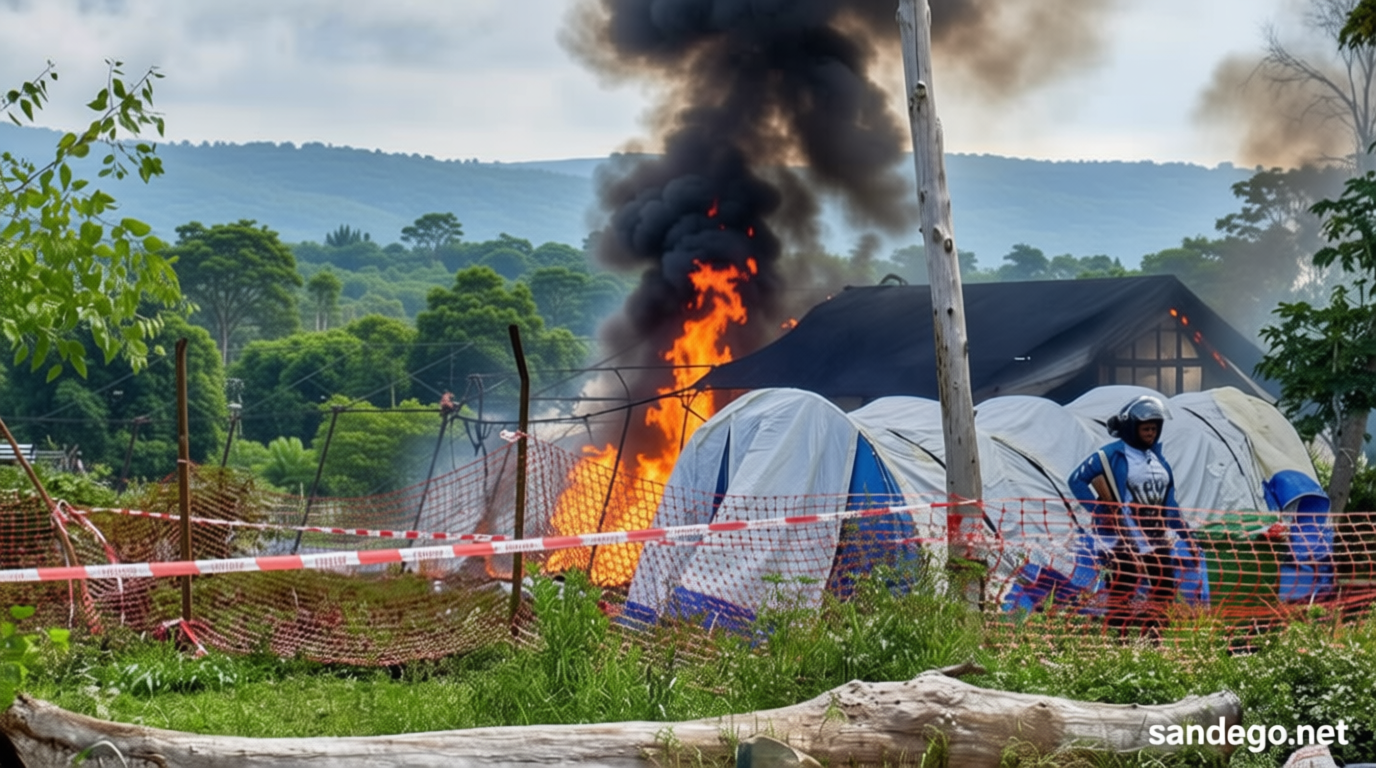 Protesters set Ebola treatment center on fire in DRC, demanding return of body