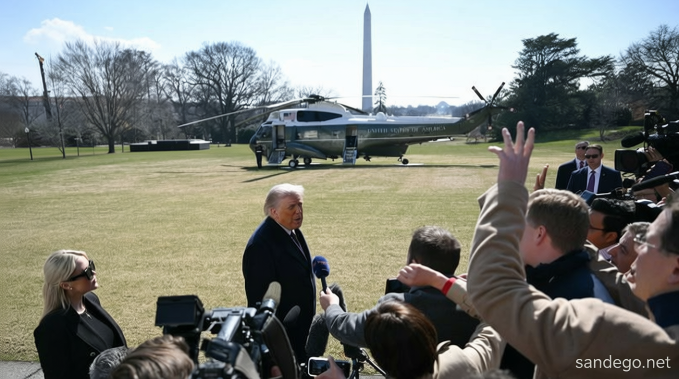 A potential helipad and new parking spots are the latest changes at the White House