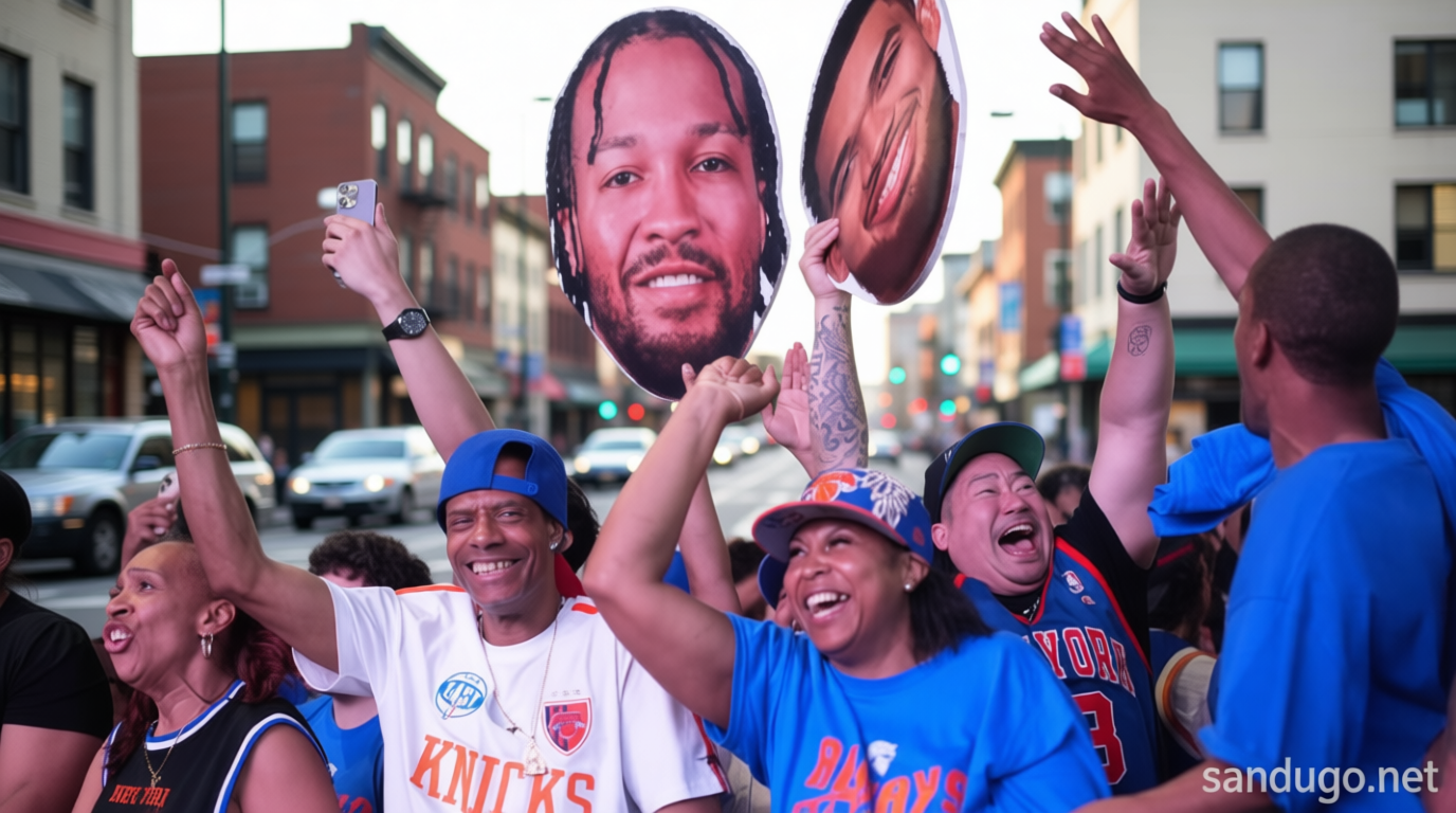 New York’s hottest club is the street outside Madison Square Garden