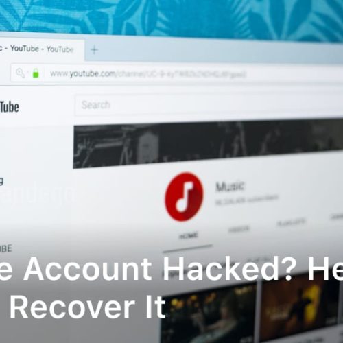 YouTube account hacked