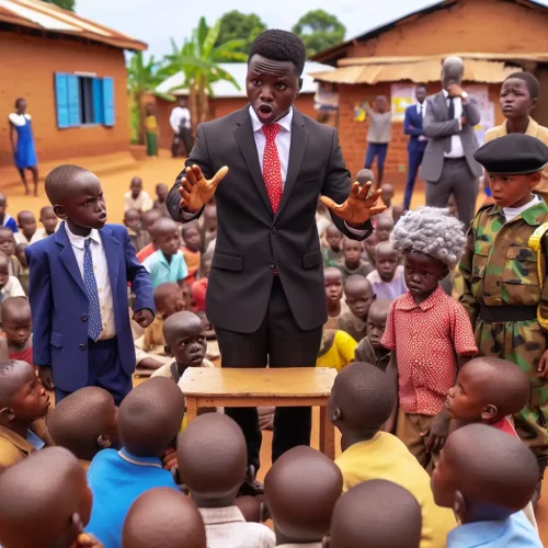 Ugandan Kids Recreate Trump Assassination Attempt in Viral Video