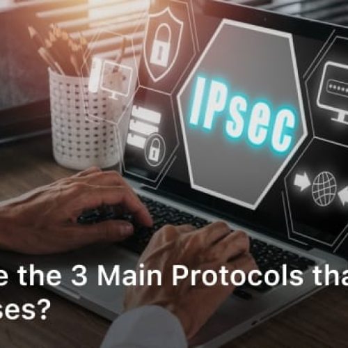 What are the 3 Main Protocols that IPsec Uses?